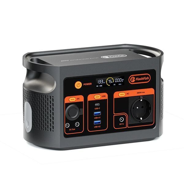 Зарядна станція Flashfish E103 / 300W / 179 Wh / LiFePO4 UPS Fast charging FFE103 фото Зарядна станція Flashfish E103 / 300W / 179 Wh / LiFePO4 UPS Fast charging FFE103 фото