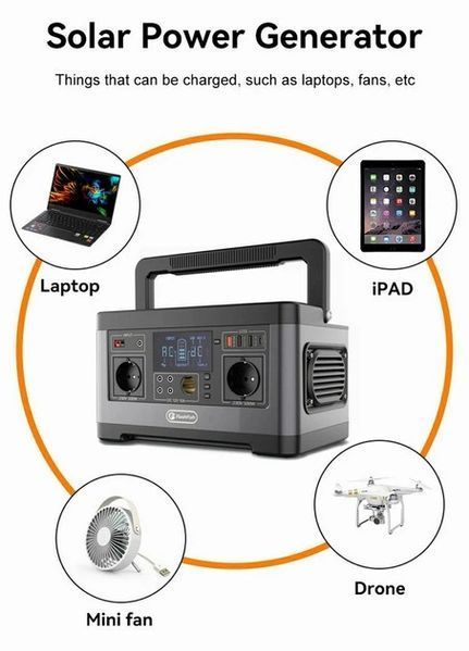 Зарядна станція Flashfish P63 / 560 W / 520 Wh / Li-ion FFP63 фото Зарядна станція Flashfish P63 / 560 W / 520 Wh / Li-ion FFP63 фото