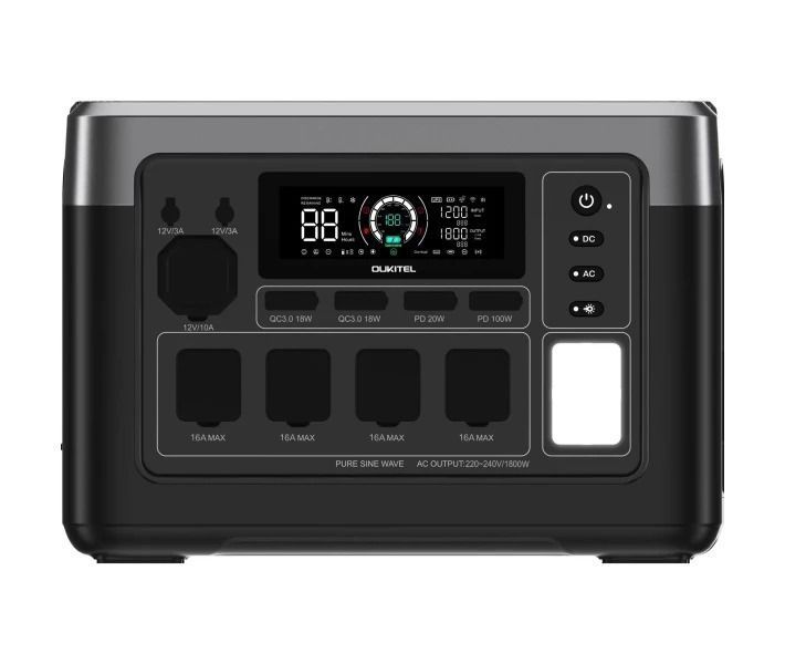 Зарядна станція Oukitel P1500E Plus 1800W 1536Wh LiFePO4 UPS P1500E1536Wh фото Зарядна станція Oukitel P1500E Plus 1800W 1536Wh LiFePO4 UPS P1500E1536Wh фото