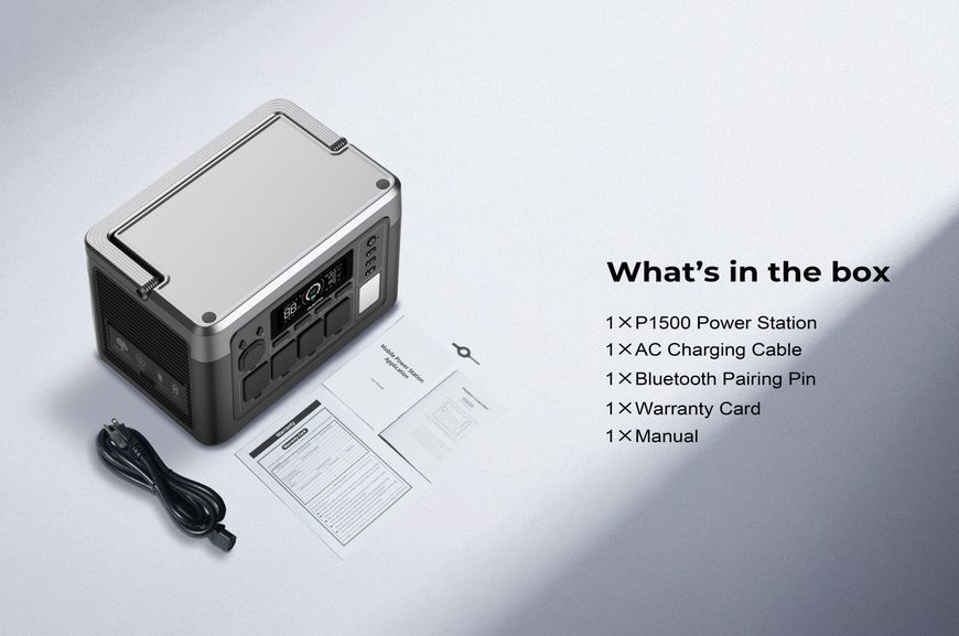 Зарядна станція Oukitel P1500E Plus 1800W 1536Wh LiFePO4 UPS P1500E1536Wh фото Зарядна станція Oukitel P1500E Plus 1800W 1536Wh LiFePO4 UPS P1500E1536Wh фото