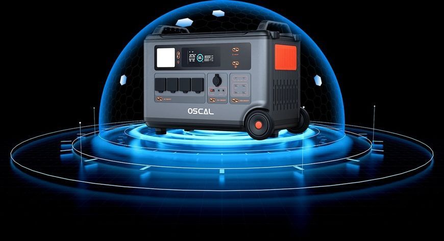 Зарядна станція Oscal PowerMax 6000W 3600Wh LiFePO4 UPS OPM6000 фото Зарядна станція Oscal PowerMax 6000W 3600Wh LiFePO4 UPS OPM6000 фото