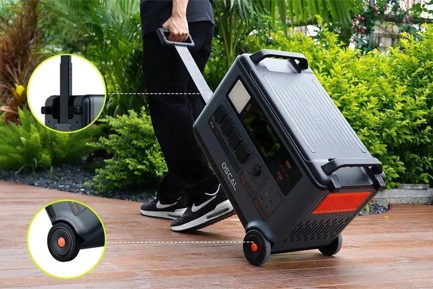 Зарядна станція Oscal PowerMax 6000W 3600Wh LiFePO4 UPS OPM6000 фото Зарядна станція Oscal PowerMax 6000W 3600Wh LiFePO4 UPS OPM6000 фото