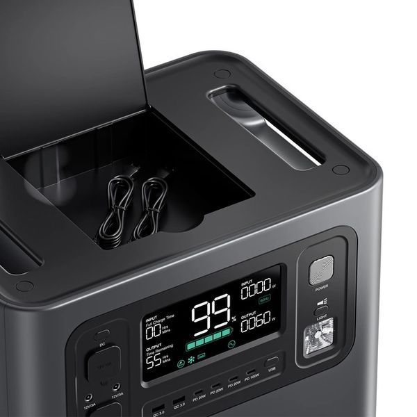 Зарядна станція Aferiy AF-P210 2400W 2048Wh LiFePO4 UPS, ДБЖ, Wi-fi AF-P210 фото