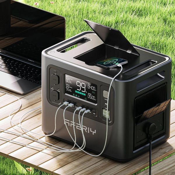 Зарядна станція Aferiy AF-P210 2400W 2048Wh LiFePO4 UPS, ДБЖ, Wi-fi AF-P210 фото